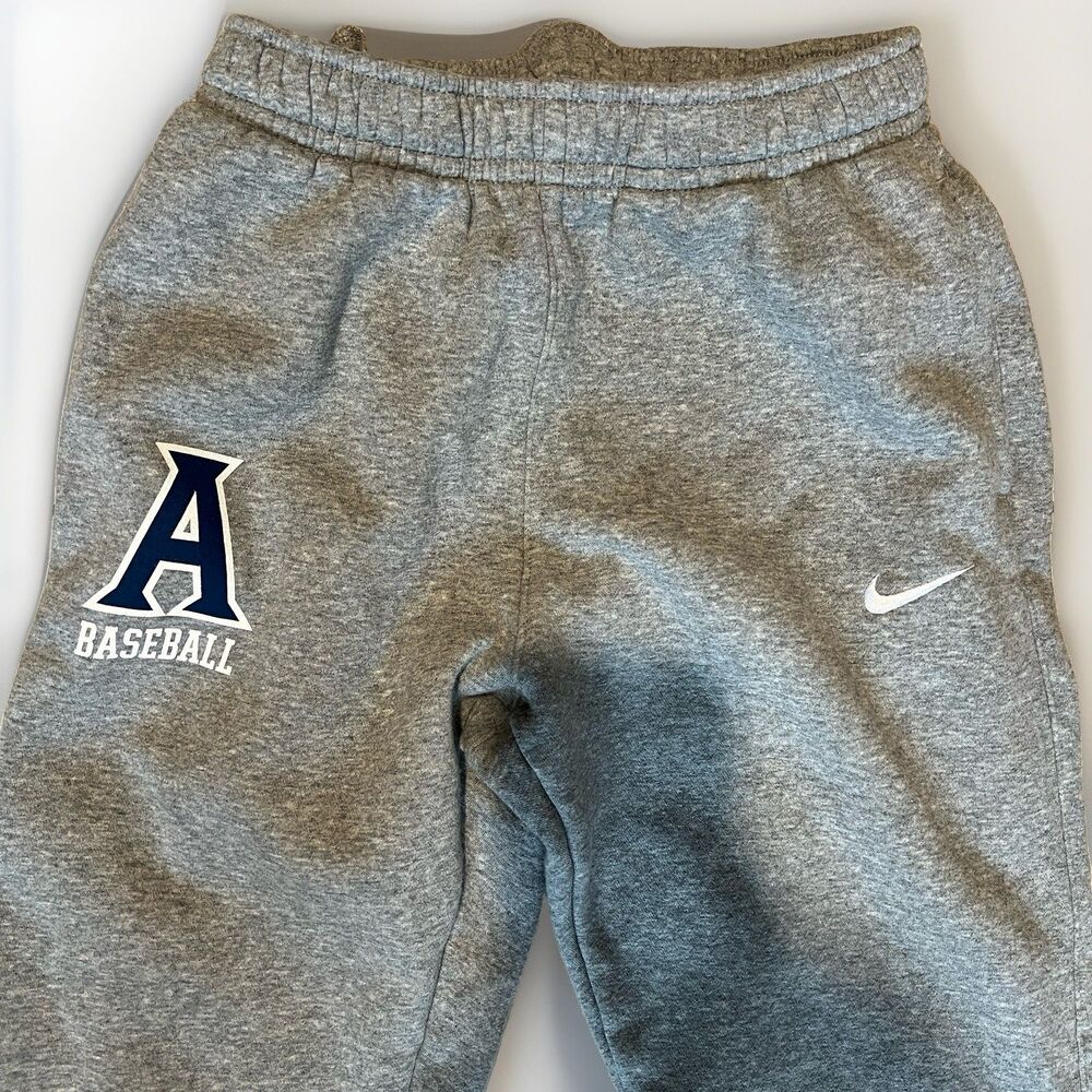 Nike Fleece Joggers grey men's fleece sweatpants BASEBALL - Picture 3 of 6